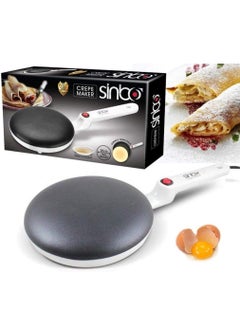 Sinbo Sinbo Crepe Maker With Handle Non-stick Electric Round Pancake Pan Crepe Machine  - Image 3