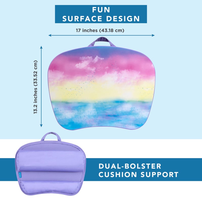 LAPGEAR MyStyle Portable Lap Desk with Cushion - Sunset Watercolor - Fits up to 15.6 Inch Laptops - Style No. 45321 - Image 5