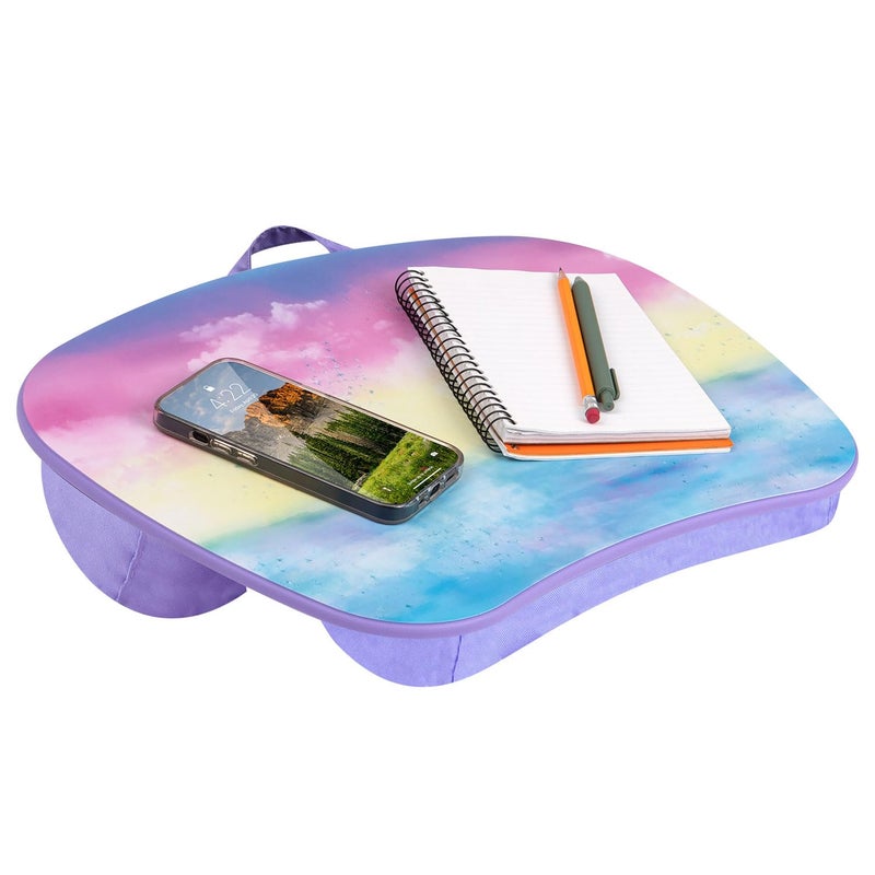 LAPGEAR MyStyle Portable Lap Desk with Cushion - Sunset Watercolor - Fits up to 15.6 Inch Laptops - Style No. 45321 - Image 1