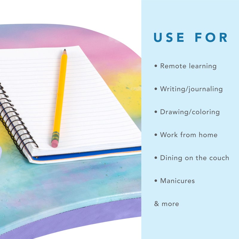 LAPGEAR MyStyle Portable Lap Desk with Cushion - Sunset Watercolor - Fits up to 15.6 Inch Laptops - Style No. 45321 - Image 4