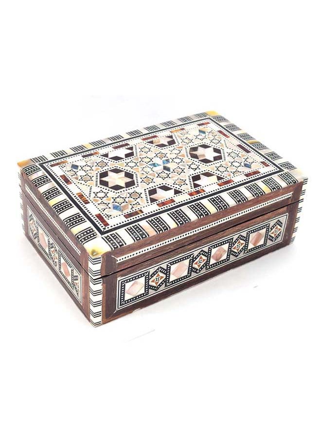 immatgar - immatgare pharaonic Jewellery Storage Box from Natural seashells ancient Egyptian souvenirs gifts from Egypt  Pharaohs - Diverse patterns (Rectangular - 16 CM Width) - Image 1