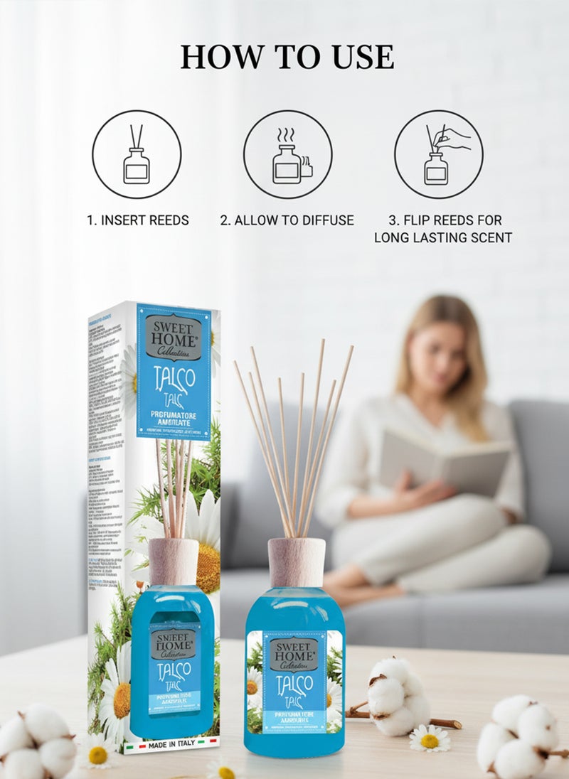 سويت هوم معطر جو سويت هوم أمبينت ٢٥٠ مل - بودرة التلك | بخاخ ناعم وبودري يدوم طويلًا | رائحة بودرة التلك لطيفة للمنزل والمكتب | ينعش الهواء فورًا | مثالي لغرف النوم والمعيشة والحضانة - Image 3