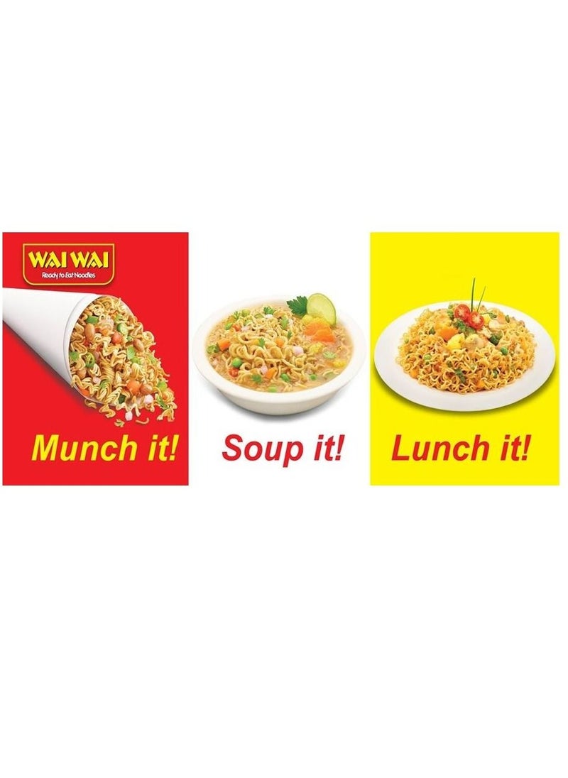 Wai Wai - Instant Noodles - Vegetable Masala Flavor 75 grams - Image 1
