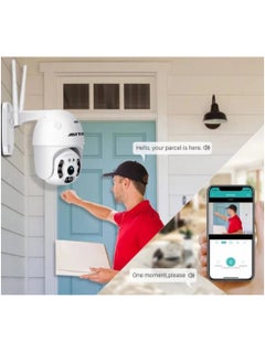 JORTAN Jortan 1080P Wireless Outdoor 4G PTZ Camera, Full Color Night Vision, IP66 Weatherproof, Mobile Alarm, Motion Detection, Motion Tracking, Two Way Audio, 24/7 Recording  - Image 3