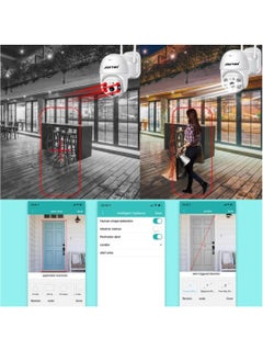 JORTAN Jortan 1080P Wireless Outdoor 4G PTZ Camera, Full Color Night Vision, IP66 Weatherproof, Mobile Alarm, Motion Detection, Motion Tracking, Two Way Audio, 24/7 Recording  - Image 4