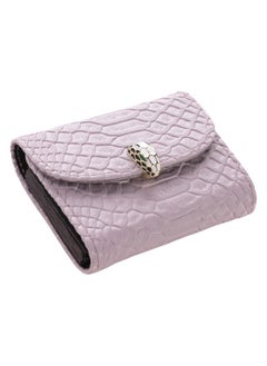 Kuber Industries Kuber Industries Wallet for Women/Men | Card Holder for Men & Women | Leather Wallet for ID, Visiting Card, Business Card, ATM Card Holder | Slim Wallet | Button Closure, Pink  - Image 1
