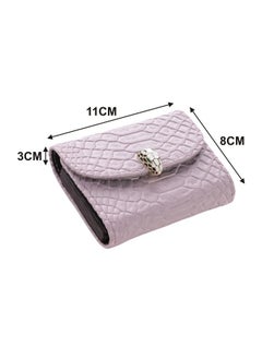 Kuber Industries Kuber Industries Wallet for Women/Men | Card Holder for Men & Women | Leather Wallet for ID, Visiting Card, Business Card, ATM Card Holder | Slim Wallet | Button Closure, Pink  - Image 5