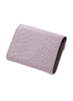 Kuber Industries Kuber Industries Wallet for Women/Men | Card Holder for Men & Women | Leather Wallet for ID, Visiting Card, Business Card, ATM Card Holder | Slim Wallet | Button Closure, Pink  - Image 3