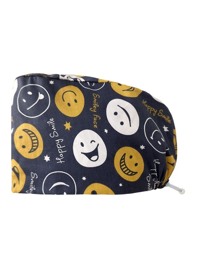 NIBEMINENT قبعات جراحة غير محددة الجنس قبعات طبية مطبوعة قبعات ممرضات غرفة العمليات قبعات للعناية بالحيوانات قبعات تمريض قبعة صحية