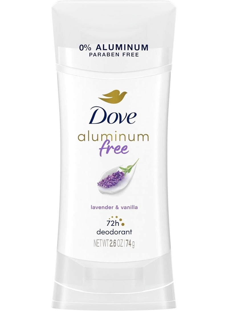 Aluminum Free Lavender & Vanilla 72h Deodorant 74g