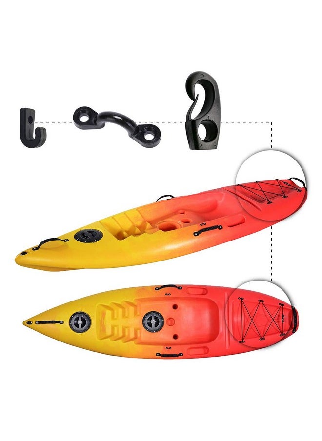 CLIO - Deck Rigging Kit Accessory 19.7 Ft Bungee Cord With Deck Loops Tie Down Pad Eyes And J Hooks And Bungee Cord Hook Screws & Rivets For Kayaks Canoes Boat - Image 1