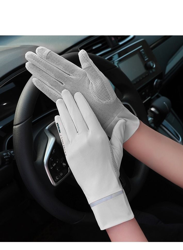 Generic Women's Driving Gloves Grey - Image 2