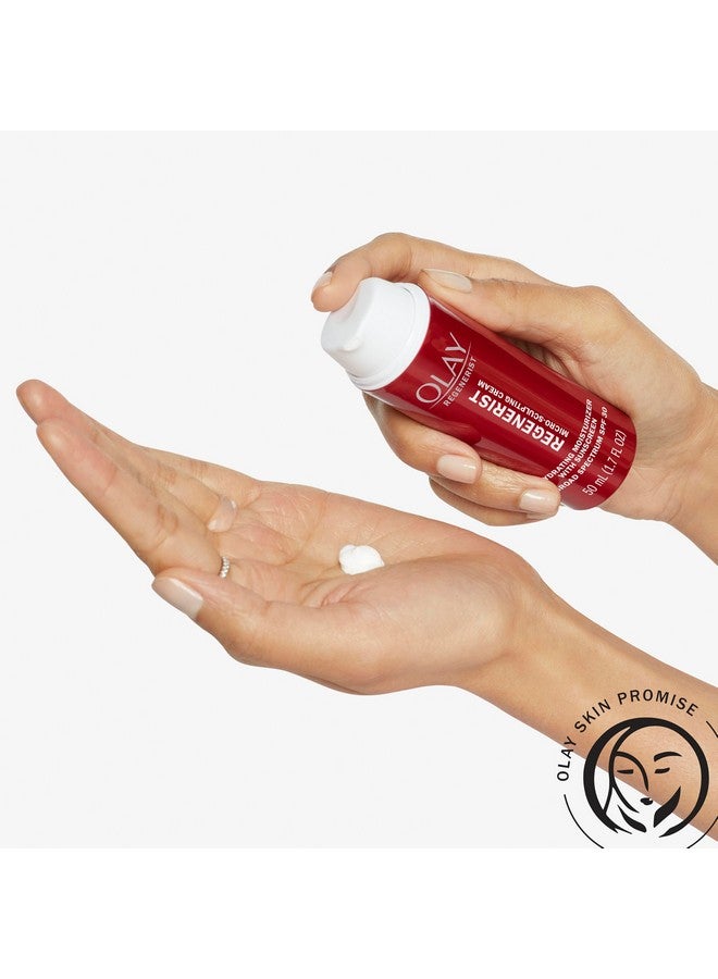 مرطب الوجه من أولاي ريجينيريست كريم نحت دقيق مع عامل حماية من الشمس SPF 30 وفيتامين E لمكافحة الشيخوخة المتقدمة، 50 مل - Image 3