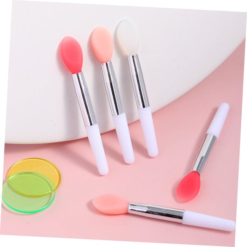 Lurrose 6pcs Silicone Lip Balm Applicator, Small Makeup Applicator for Lip, Lip Brush Applicator - Image 2