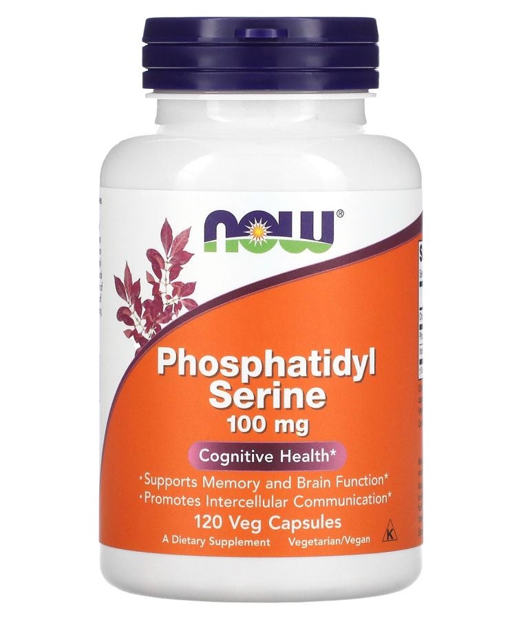 now Phosphatidyl Serine 100 mg 120 Veg Capsules