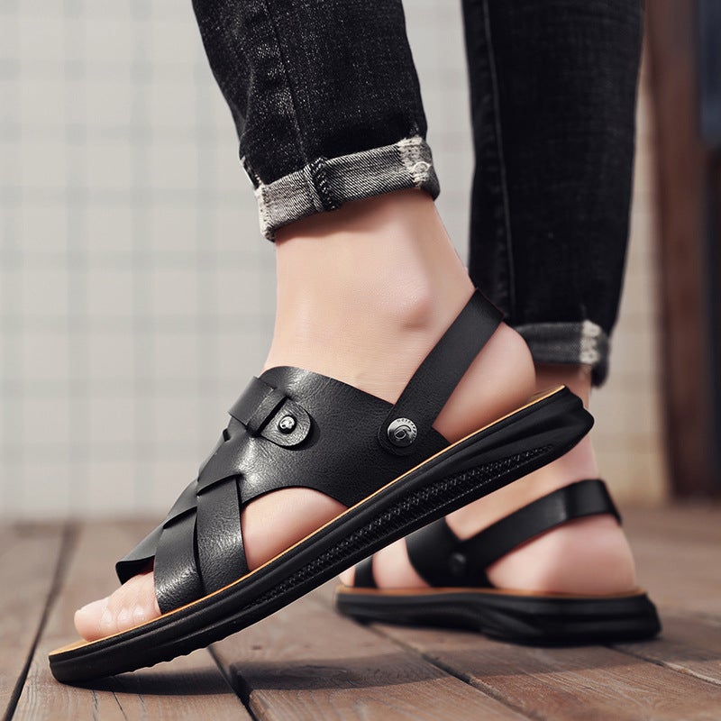 Plus Size 47 Sandals Men'S Men'S Sandals And Slippers Trendyy Non-Slip Casual Sports Beach Shoes - Image 3