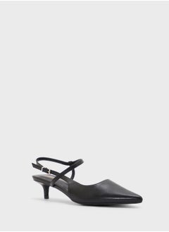 ELLA Pointy Toe Low Heel Strappy Pump  - Image 2