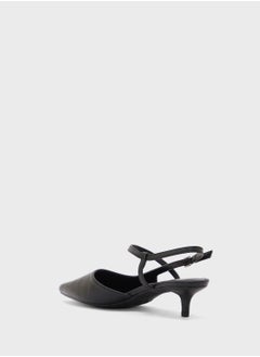 ELLA Pointy Toe Low Heel Strappy Pump  - Image 3