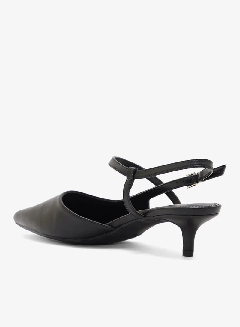ELLA  Pointy Toe Low Heel Strappy Pump for Women | Best Price UAE