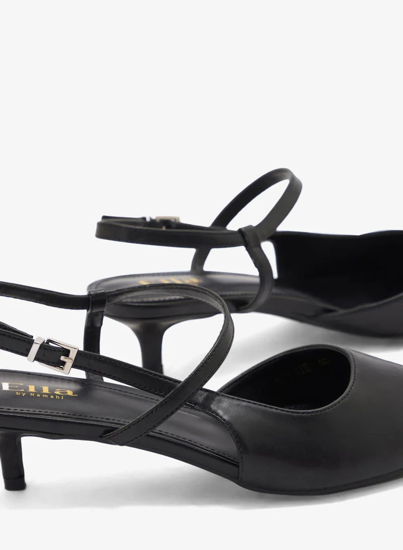ELLA  Pointy Toe Low Heel Strappy Pump for Women | Best Price UAE
