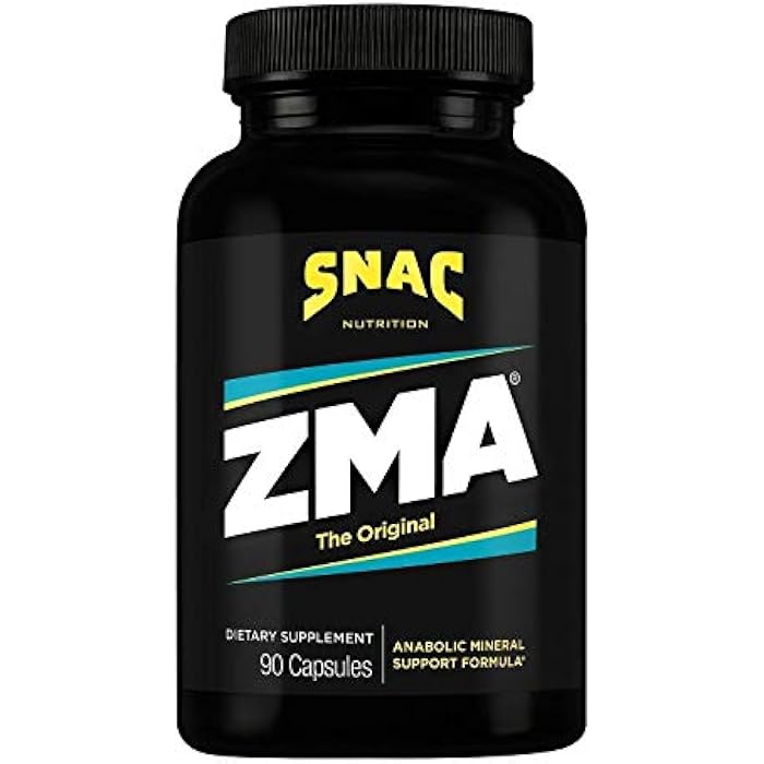 SNAC ZMA The Original Recovery & Sleep Supplement, Promotes Muscle Recovery, Immune Support & Restorative Sleep with Zinc, Magnesium & Vitamin B6 (90 Veggie Capsules) - Image 1