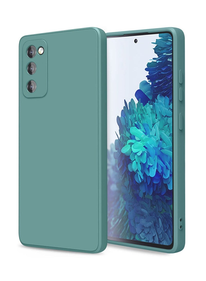 BORTONY Samsung Galaxy S20 FE Case Soft Liquid Silicone with Inside Microfiber Lining Camera Protective Back Cover - Image 1