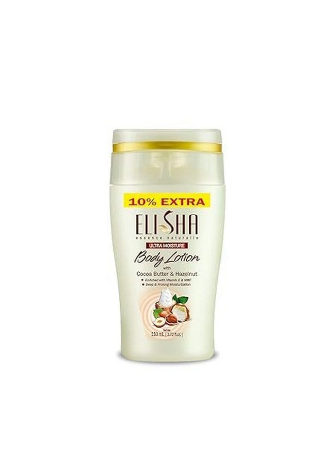 Elisha Body Lotion combo of Cocoa Butter Hazelnut & Chamomile & Macademia Healthy Bright Sun Pollution Protection Daily Moisturizer Absorbing and Non-sticky for Men & Women 110ml (Pack of 2)