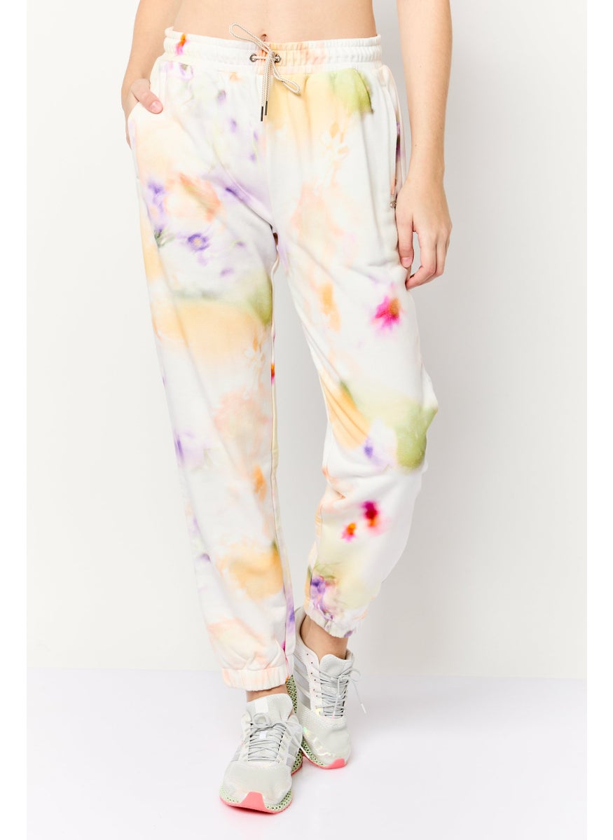 Scotch & Soda Women Regular Fit Tie Dye Jogger Pants, Multicolor  - Image 1