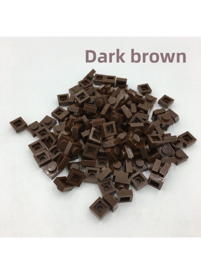 Building Block Parts Small Particles Basic Parts Short 1*1 Hole Pixel Particles Assembled Building Blocks Draw Two-dimensional Code 0.1 Kg/bag 