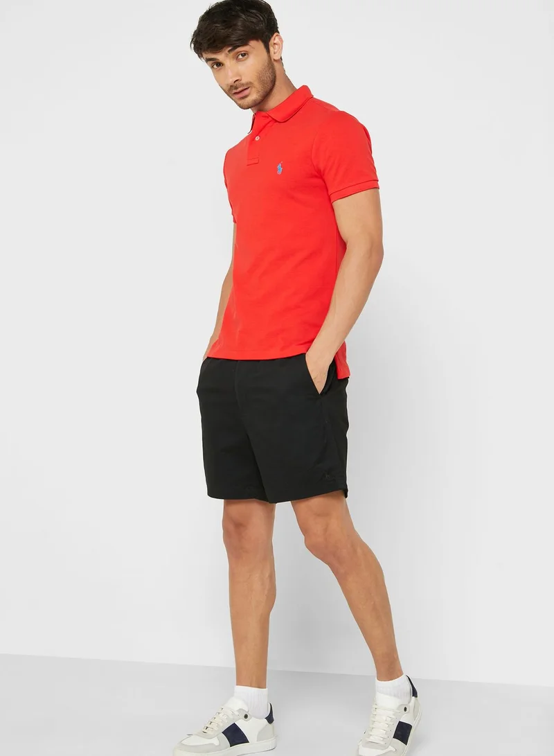 POLO RALPH LAUREN Embroidered Logo Shorts
