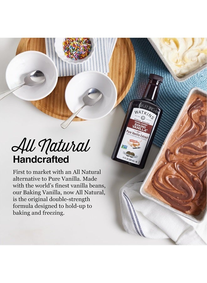 Watkins All Natural Original Gourmet Baking Vanilla, with Pure Vanilla Extract, 11 Fl Oz (Pack of 1) - Packaging May Vary - Image 3