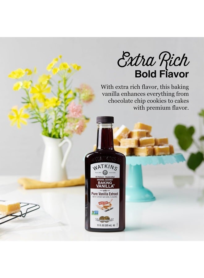 Watkins All Natural Original Gourmet Baking Vanilla, with Pure Vanilla Extract, 11 Fl Oz (Pack of 1) - Packaging May Vary - Image 5