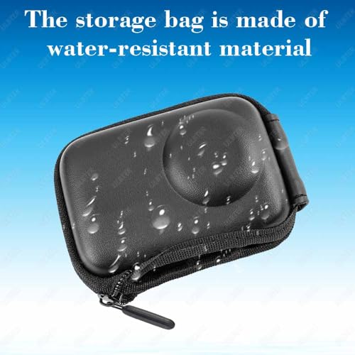 ULBTER Mini Bag Case for DJI OSMO Action 5 Pro/Action 4 / Action 3 Camera + Rubber Lens cap Cover [1+2 Pack], Carrying Portable Storage boxes Accessory - Image 5
