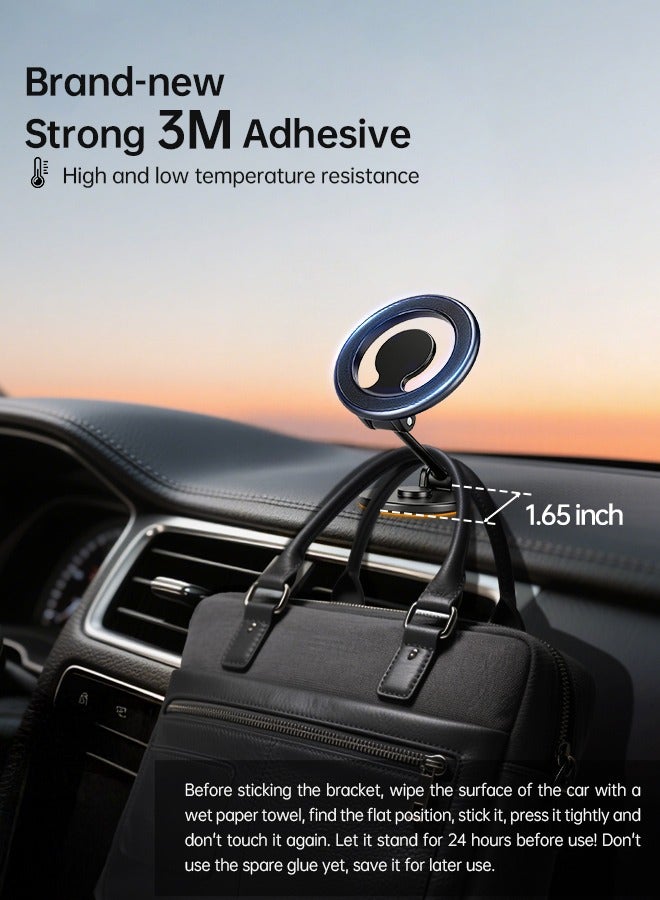 لاكي كيدز حامل هاتف سيارة MagSafe العالمي للأطفال المحظوظين - قابل للتعديل 360 درجة ، جميع المعدن القابل للطي المغناطيسي مع مغناطيسات قوية لسلسلة آيفون 16/15/14/13/12 وحالات MagSafe - Image 4