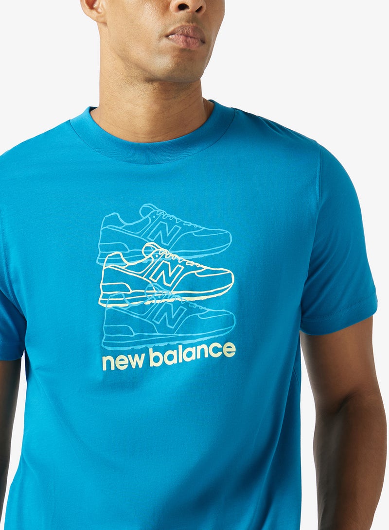 New Balance Layered 574 Relaxed T-Shirt - Image 3