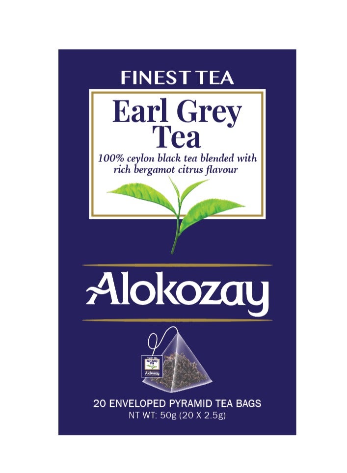 Alokozay Earl Grey Tea 20 Teabags (50g)  - Image 1