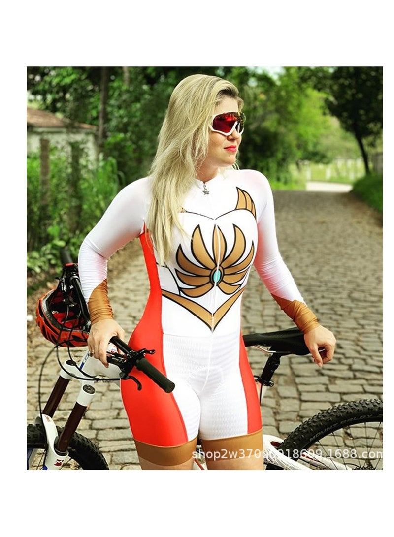 KUYING GR New Summer Outdoor Sunscreen Moisture Absorption Quick Drying Bicycle Women's Cycling Clothing Set  - Image 1