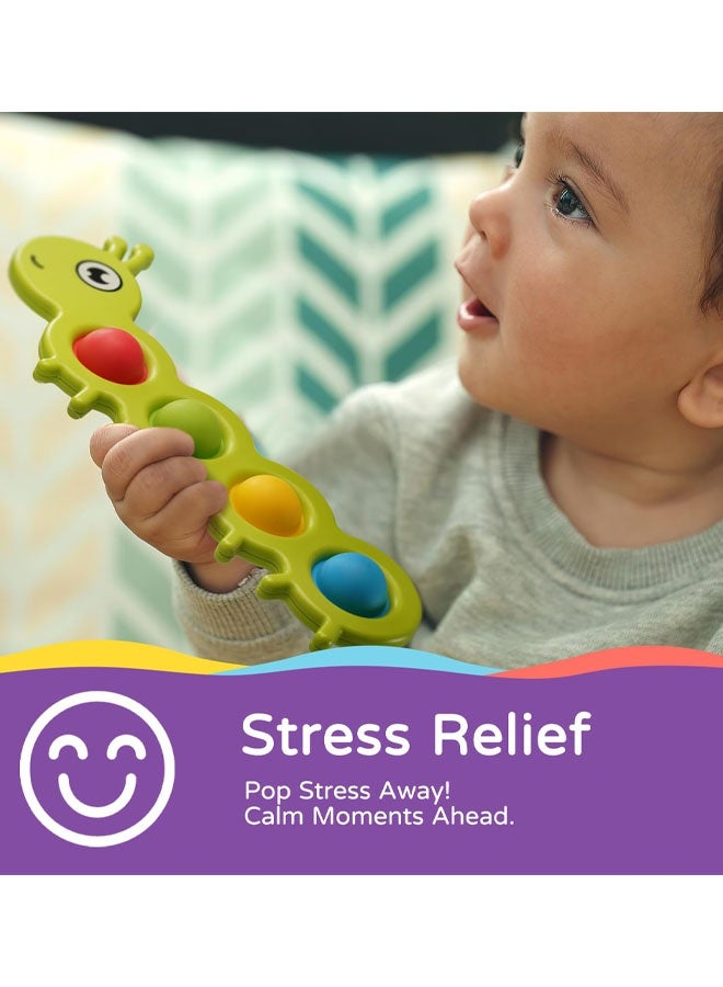 ألعاب فيدجيت بوبر الحسية للأطفال من عمر ١٠ أشهر فما فوق، حشوات جوارب عيد الميلاد، لوح دفع وفرقعة، ألعاب مونتيسوري للأطفال من عمر سنة فما فوق، لعبة سفر طائرة سيارة - Image 5