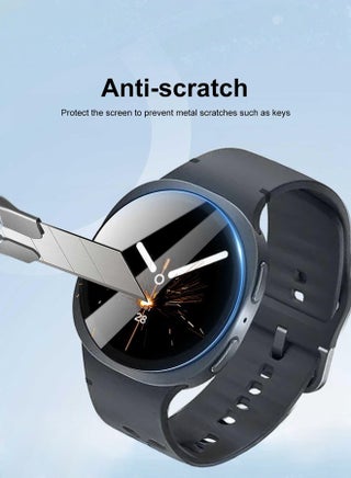 [3 قطع] حامي شاشة لساعات سامسونج جالاكسي ووتش 8/7/6/5/4/FE (40 ملم)، فيلم زجاج مقوى عالي الصلابة 9H لساعة سامسونج جالاكسي ووتش - view 4