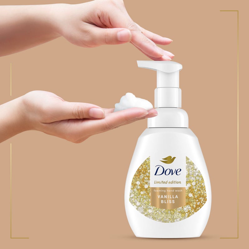 Dove Warm Vanilla & Sugar Cane Protects Skin from Dryness Foaming Hand Wash More Moisturizers than the Leading Ordinary Hand Soap, 10.1 oz - Image 2
