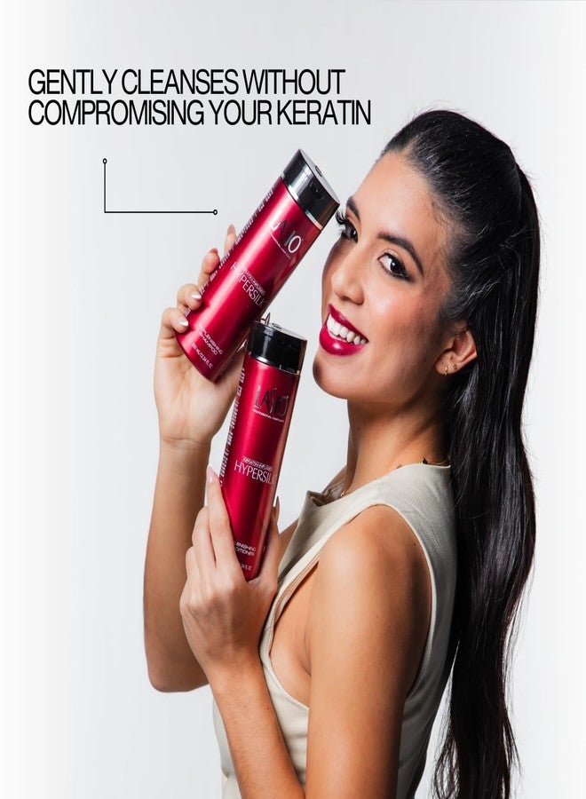 Lasio - Keratin-Infused HYPERSILK Replenishing Keratin Shampoo - 12.34 Fl. Oz - Repair, Restore & Redefine Hair Care Products - Shampoo Sulfate Free - Image 2