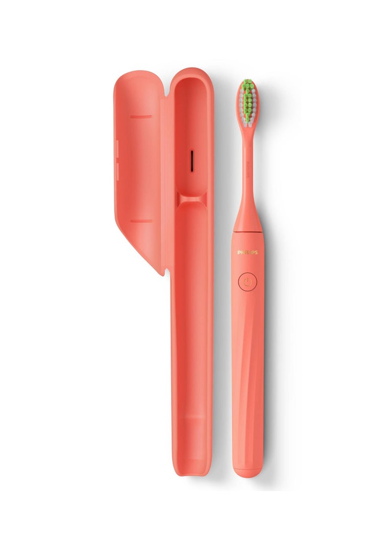 PHILIPS SONICARE Philips One by Sonicare Battery Toothbrush Miami Coral HY1100/01 - Image 2