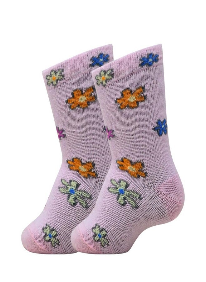 موستانغ جوارب موستانج بتصميم مطبوعات متنوعة (عبوة من 3 جوارب) - جوارب قطنية أنيقة ونابضة بالحياة للأطفال | أنماط مرحة لراحة يومية | من 0 إلى 6 أشهر - Image 2