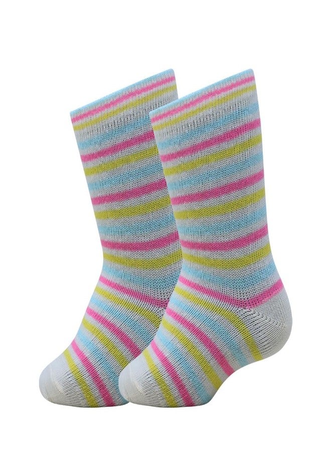 موستانغ جوارب موستانج بتصميم مطبوعات متنوعة (عبوة من 3 جوارب) - جوارب قطنية أنيقة ونابضة بالحياة للأطفال | أنماط مرحة لراحة يومية | من 0 إلى 6 أشهر - Image 3