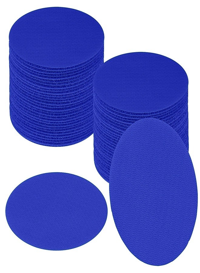 IKAYAS 48 Pcs Navy Blue Carpet Spots Markers Floor Dots One Color Carpet Circles Carpet Floor Dots Spots Markers for Classroom Decoration Teacher Supplies - Image 1