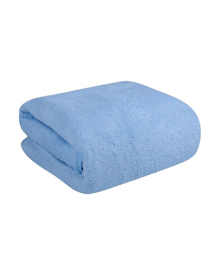 Fezora Blue & Mauve Set of 3 450 GSM Bath Towels - Image 3