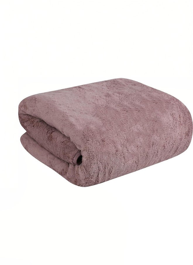 Fezora Blue & Mauve Set of 3 450 GSM Bath Towels - Image 5