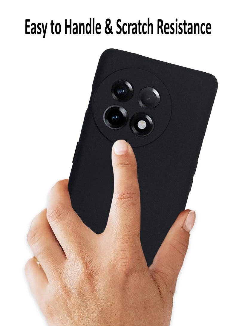 Waldic Silicone Protective Back Case Cover For OnePlus Ace 2 5G - Black - Image 4
