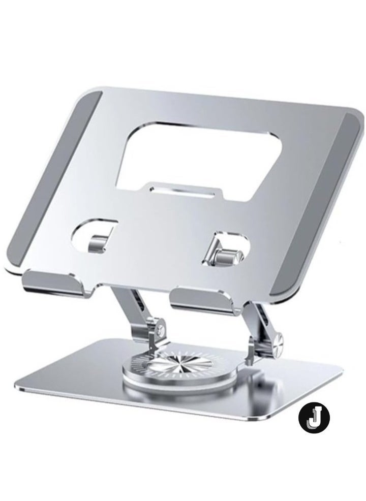 JAJEEK "New Rotatable Adjustable Tablet Stand – Silver Desk Mount for 4-12 Inch Tablets & Smartphones"  - Image 1