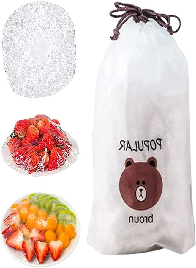 Oprtuisi Fresh Keeping Bags - Reusable Elastic Food Storage Covers with Elastic Edging - Stretch Plastic Wrap Bowl Covers (100Pcs) - Image 1